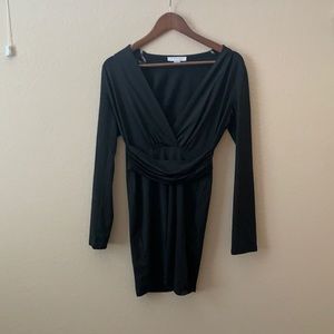 Black long sleeve dress